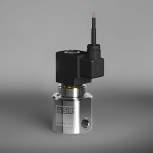 high-pressure solenoid valve / pilot-operated / 2/2-way / NC