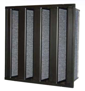 air filter / activated carbon / pleated / high-efficiency