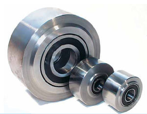 monobloc wheel / steel / for heavy loads