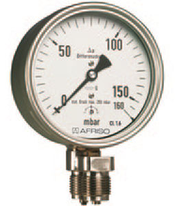 analog pressure gauge / differential / capsule / process