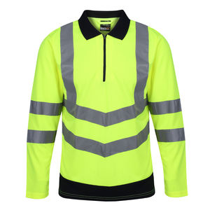 high-visibility polo