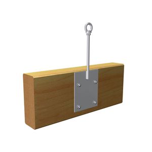 concrete fall arrest anchor / for wood