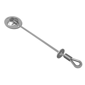 stainless steel fall arrest anchor / concrete / for wood