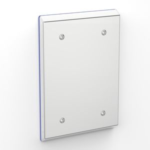 enclosure for the pharmaceutical industry / flush-mount / rectangular / polished stainless steel