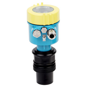 ultrasonic level transmitter / for liquids / flange-mount / high-precision