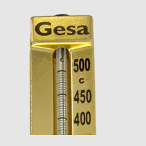 gas expansion pyrometer