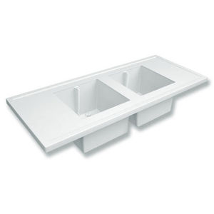 带水槽的实验台