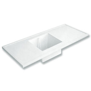 带水槽的实验台