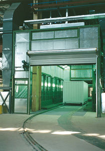 enclosed paint booth