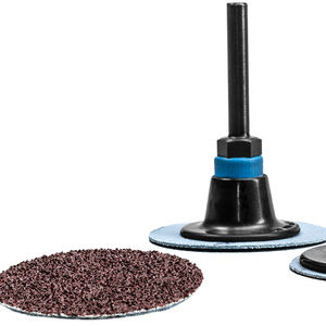 quick-change abrasive disc / nylon / zirconia / grinding