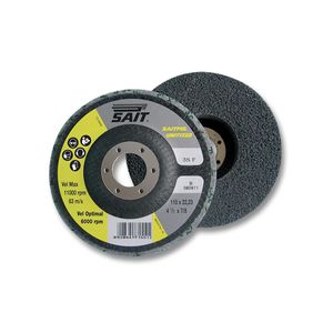 DISCO ABRASIVO SAIT D.125 CON VELCRO SAIT