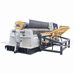 3-roller plate bending machine / hydraulic / CNC