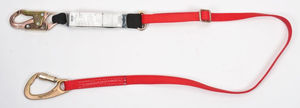 webbing fall arrest lanyard / adjustable