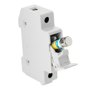 2Pcs Rt18-32x Ac 380v 32a 1 Pole 10x38mm Din Rail Mount Fuse Holder Base B;AJKA