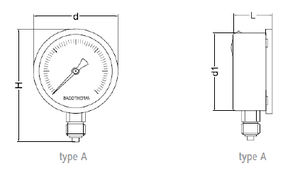 analog pressure gauge