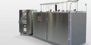 solvent cleaning machine / water / automatic / process
