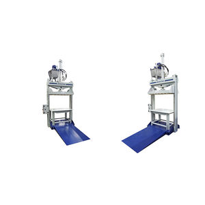 compact baling press / vertical / front-loading / for textiles