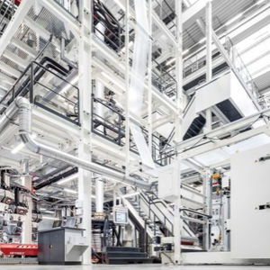 blown film extrusion line