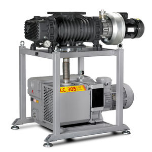 Roots pump vacuum unit