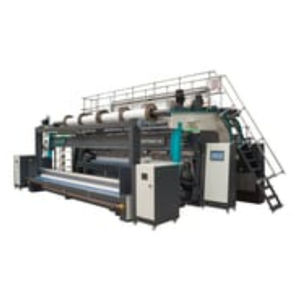 Raschel warp knitting machine