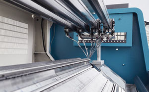 single jersey knitting machine / high-speed / fully-automatic / industrial