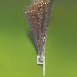 strip brush / handling / metal / anti-static