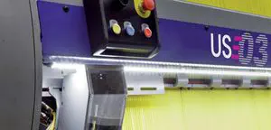 AEQCT  The new Vandewiele RCE2+ digital carpet weaving machine at ITMA 2019