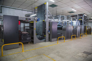 polishing textile finishing line