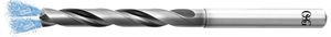 solid drill bit / for titanium / for steel / for stainless steel