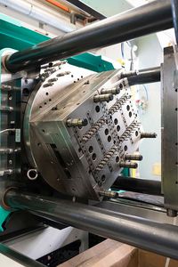 multi-cavity plastic injection mold / bi-material / mono-cavity / technical parts