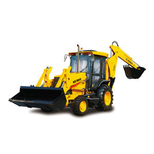 all-wheel steering backhoe loader