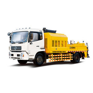 mobile truck-mounted concrete pump