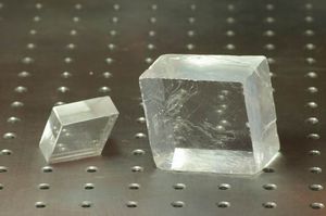 calcium fluoride (CaF2) crystal 1