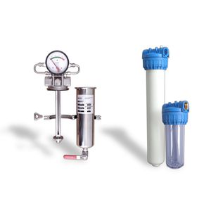 cartridge filter housing / for liquids / plastic / stainless steel