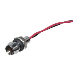 steady indicator light / LED / panel-mount / threaded