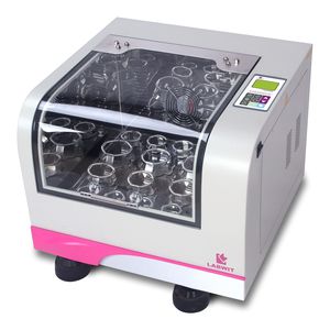 laboratory shaker incubator / forced convection / digital / compact