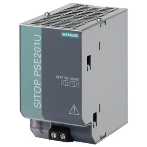 DIN rail-mounted DC power supply buffer module