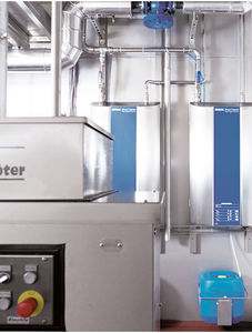 water cleaning system / automatic / process