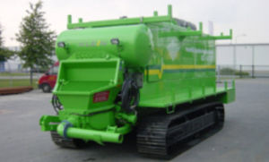 拖车安装的混凝土泵