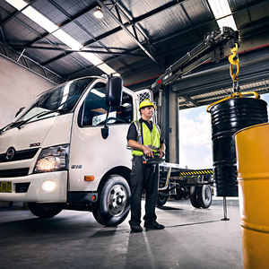 truck-mounted crane / boom / construction / light