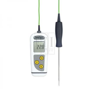 probe thermometer / thermocouple / with LCD display / portable