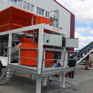 stationary concrete batching plant