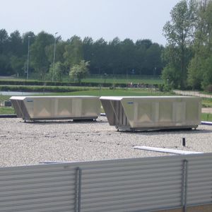 gas air heater unit