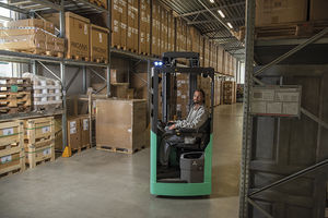 battery-powered stacker truck