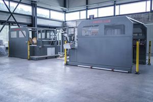plastic film unwinding/rewinding line 1