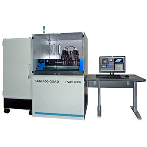 scanning acoustic microscope / for analysis / for research / high-speed