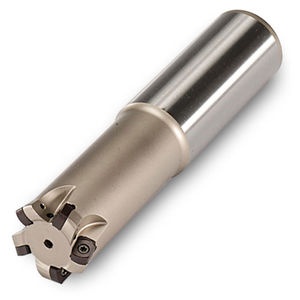 shell-end milling cutter / insert / high-performance / high feed rate