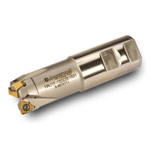 shell-end milling cutter / corner radius / insert / roughing