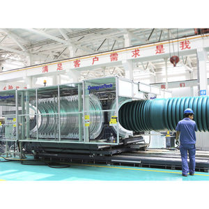 extrusion line with water cooling