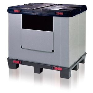 plastic pallet box / heavy haul / folding